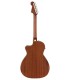 Fondo y aros en sapeli de la guitarra electroacústica Fender modelo Newporter Player SFG