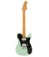 Guitarra eléctrica Fender modelo Vintera II 70S Tele Deluxe MN con acabado Surf Green (verde)