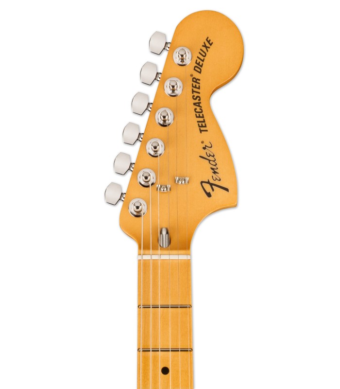 Cabeza, mástil y diapasón en acer de la guitarra eléctrica Fender modelo Vintera II 70S Tele Deluxe MN SFG