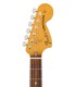 Cabeza y mástil en acer, diapasón en palisandro de la guitarra eléctrica Fender modelo Vintera II 70S Strato RW SFG