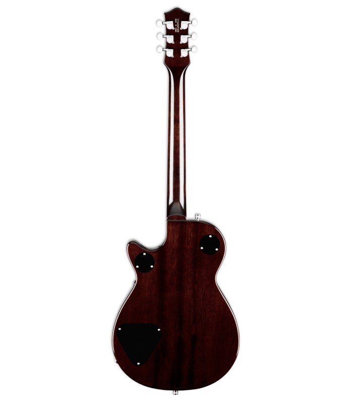 Mahogany back and sides of the electric guitar Gretsch model G5220 Electromatic Jet BT Midnight Sapphire