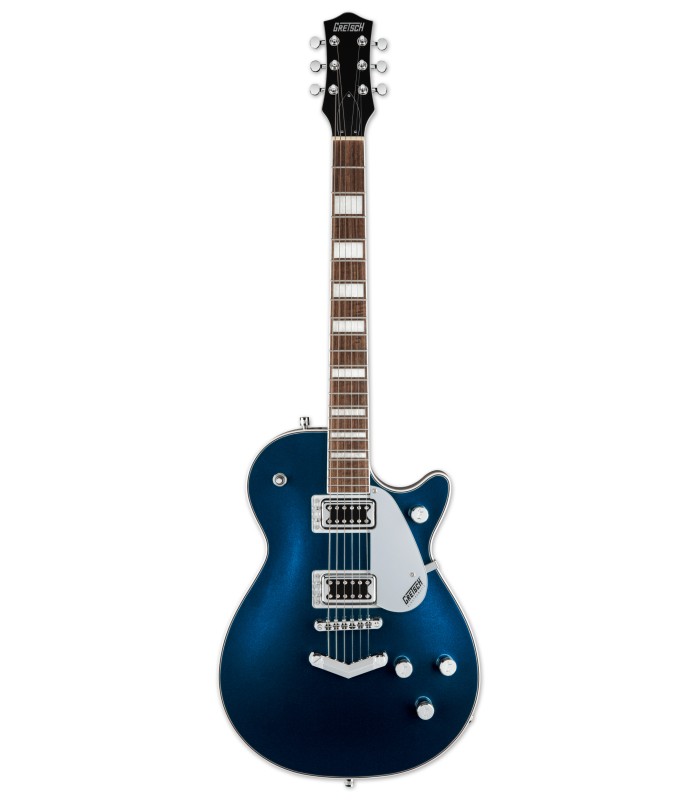 Guitarra eléctrica Gretsch modelo G5220 Electromatic Jet BT con acabado Midnight Sapphire (azul)