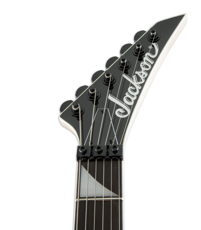 Head of the electric guitar Jackson model JS32 Rhoads AH Ivory
