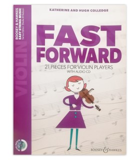 Capa do livro Colledge Fast Forward 21 Peças para Violino com CD