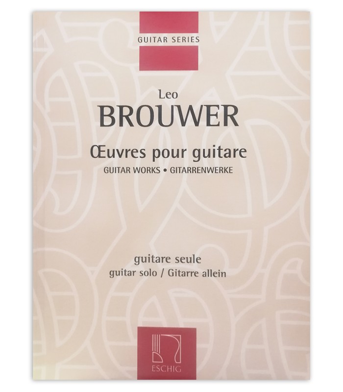 Capa do livro Leo Brouwer en Dix-neuf Morceaux pour Guitare