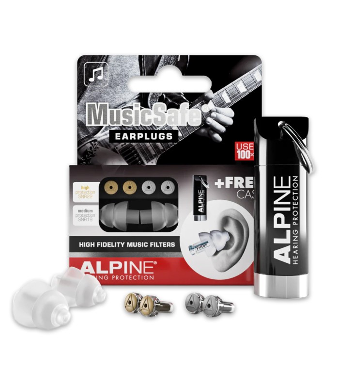 Protector Alpine modelo Musicsafe Classic 2 Níveis para Ouvidos