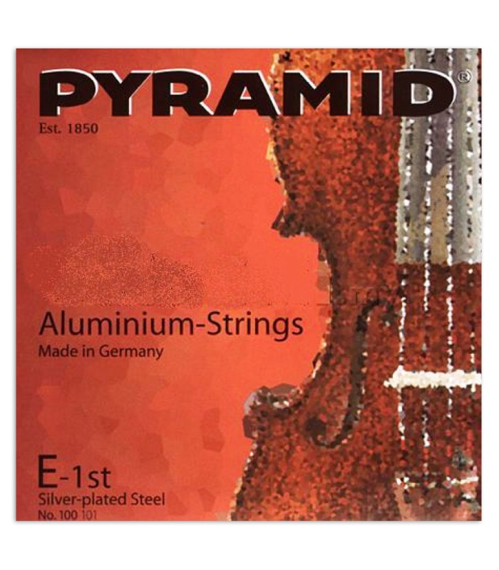 String set Pyramyd model 139100 in aluminium for 14" size viola