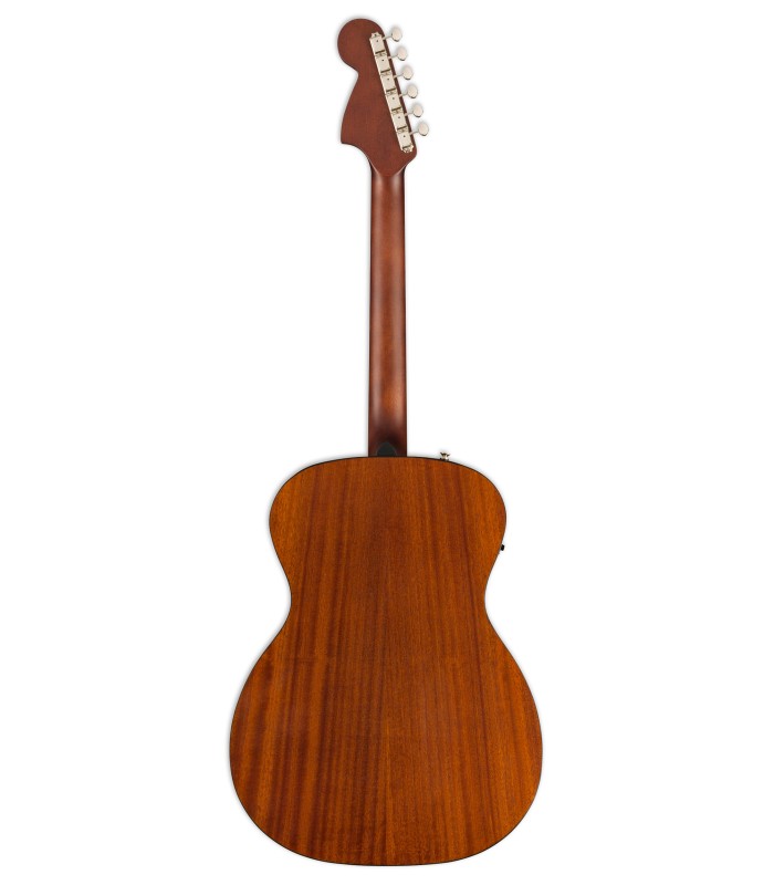 Fondo y aros en sapeli de la guitarra electroacústica Fender modelo Monterey Standard Mahogany
