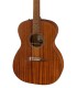 Tampo em sapele da guitarra eletroacústica Fender modelo Monterey Standard Mahogany