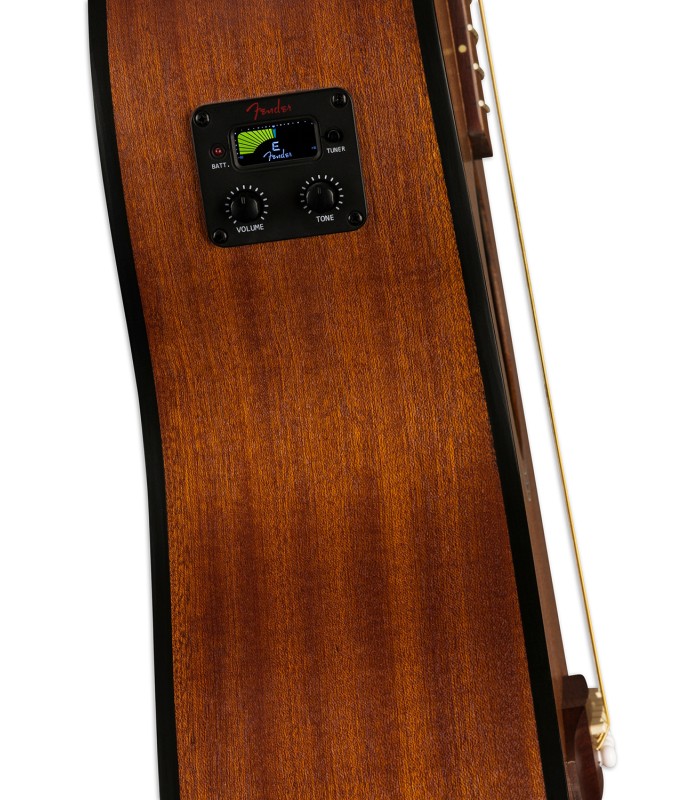 Preamplificador Fender FE-A2 da guitarra eletroacústica Fender modelo Monterey Standard Mahogany