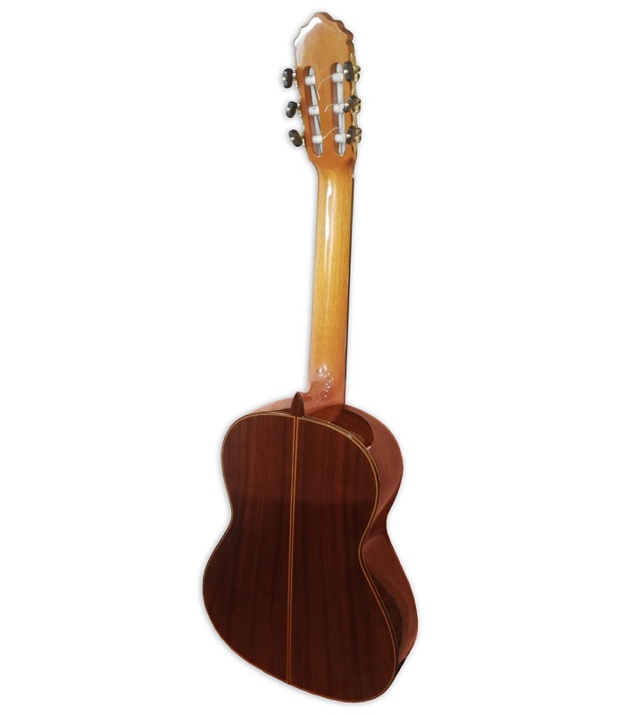 Fundo e ilhargas em pau-santo da Índia maciço da guitarra clássica Luthier Teodoro Perez modelo Madrid