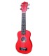 Soprano ukulele soprano Maori model WK 4RED with red finish