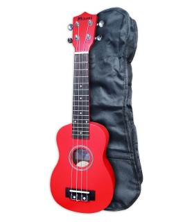 Soprano ukulele soprano Maori model WK 4RED with bag