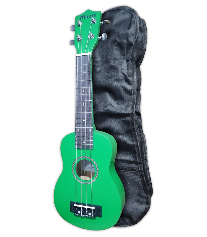 Ukelele soprano Maori modelo WK 4GREEN con funda