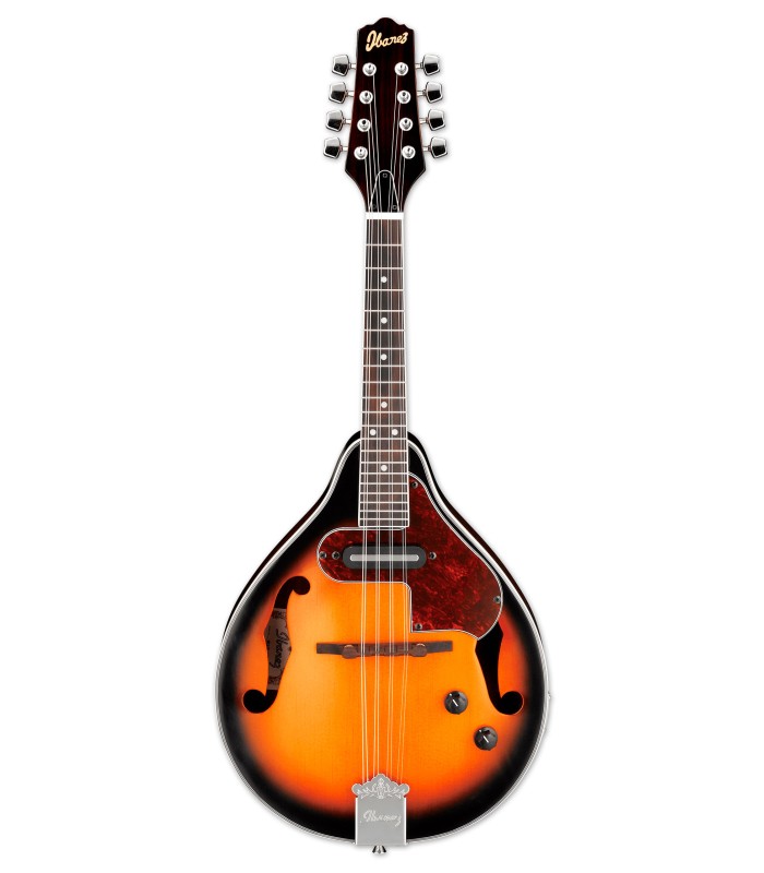 Mandolina eléctrica Ibanez modelo M510E-BS con acabado Brown Sunburst brillante