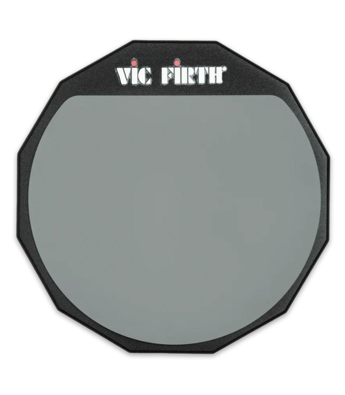 La superficie mas suave en color gris del pad doble Vic Firth modelo Pad 12D 12