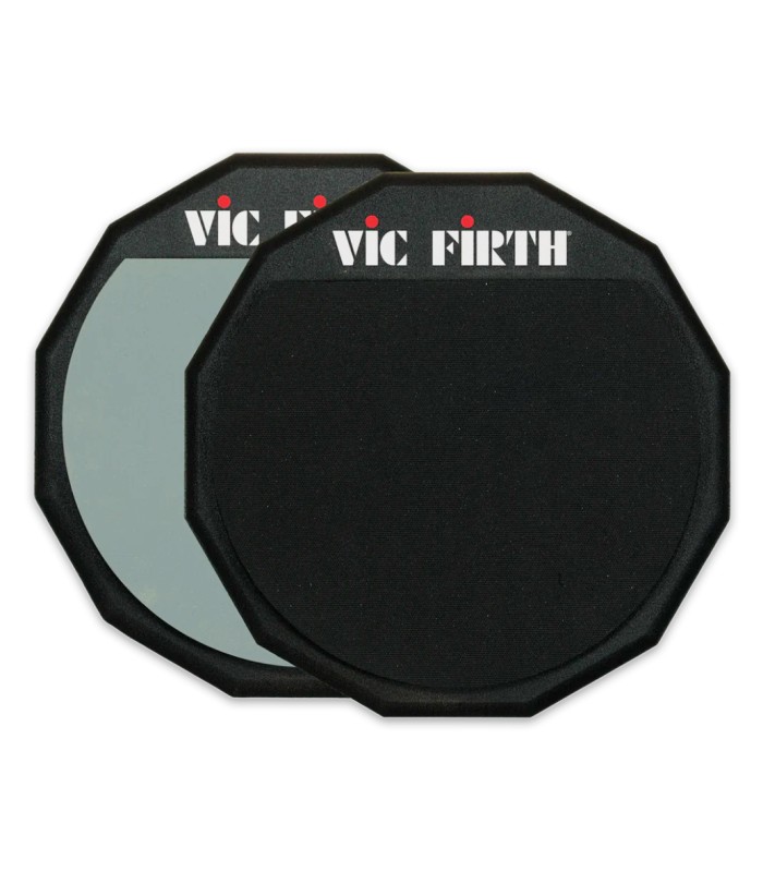 2 tipos de superficie del pad doble Vic Firth modelo Pad 12D 12 de 12"