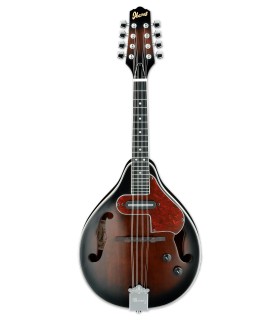 Bandolim elétrico Ibanez modelo M510E-DVS na cor Dark Violin Sunburst e com acabamento de alto brilho