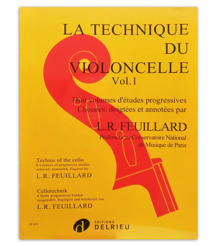 Capa do livro Feuillard La Technique du Violoncelle Vol 1