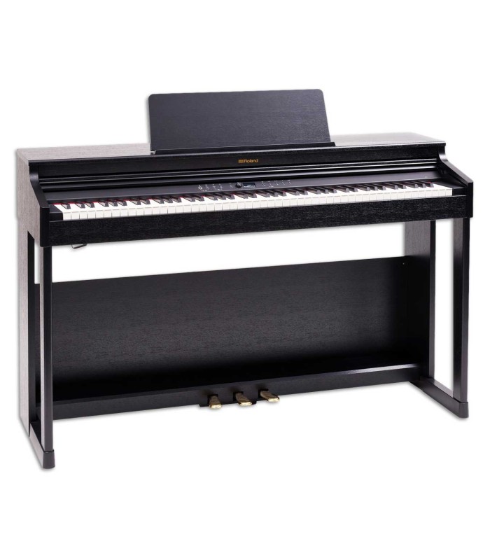 Piano digital Roland modelo RP701 de 88 teclas com acabamento preto