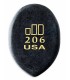 Palheta Dunlop modelo Jazztone 477R 206 Medium