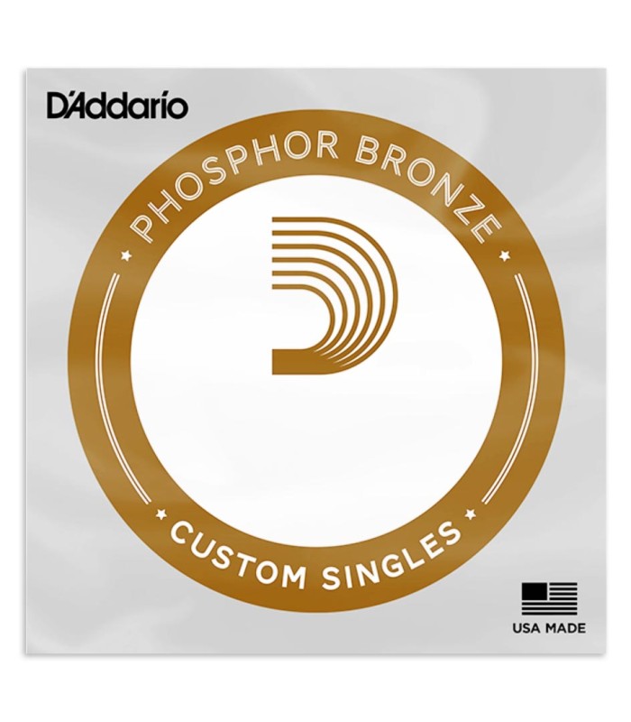Package of the string DAddario model PB039W Phosphor Bronze for acoustic guitar