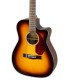 Tapa en abeto macizo de la guitarra eletroacústica Fender modelo Concert CC 140SCE Sunburst