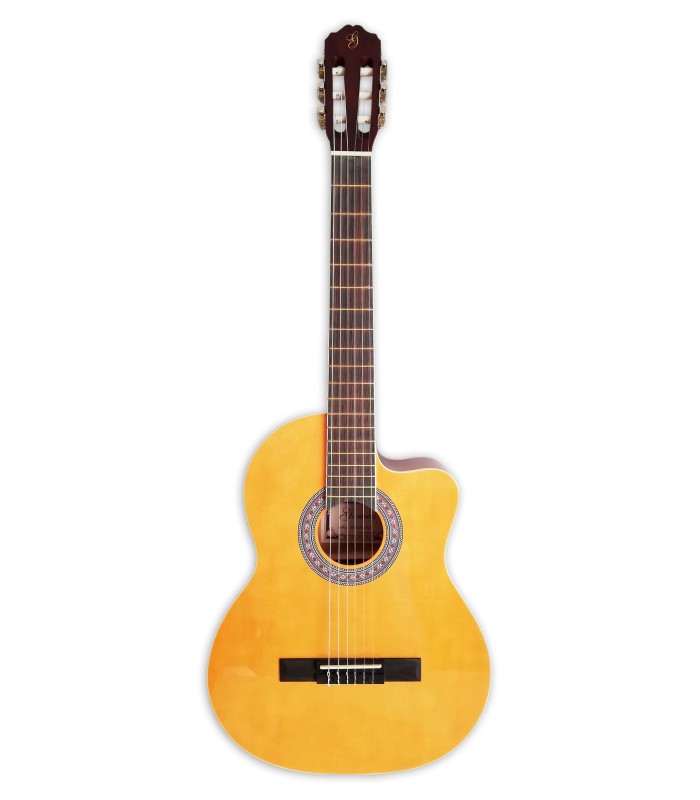 Guitarra clásica Gomez modelo 001 con cutaway y electrificada