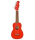 Ukelele soprano Fender modelo Venice Fiesta Red