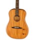 Solid mahogany top of the electroacoustic guitar Fender model Highway Dread Mahogany