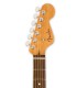 Stratocaster type head of the electroacoustic guitar Fender model Highway Dread Mahogany