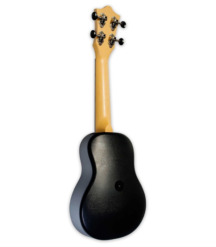 Fundo em ABS arredondado do ukulele soprano Flight modelo TUS 35WH Travel branco