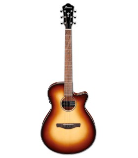 Electroacoustic guitar Ibanez model AEG50 DHH in color Dark Honey Burst and with high gloss finish