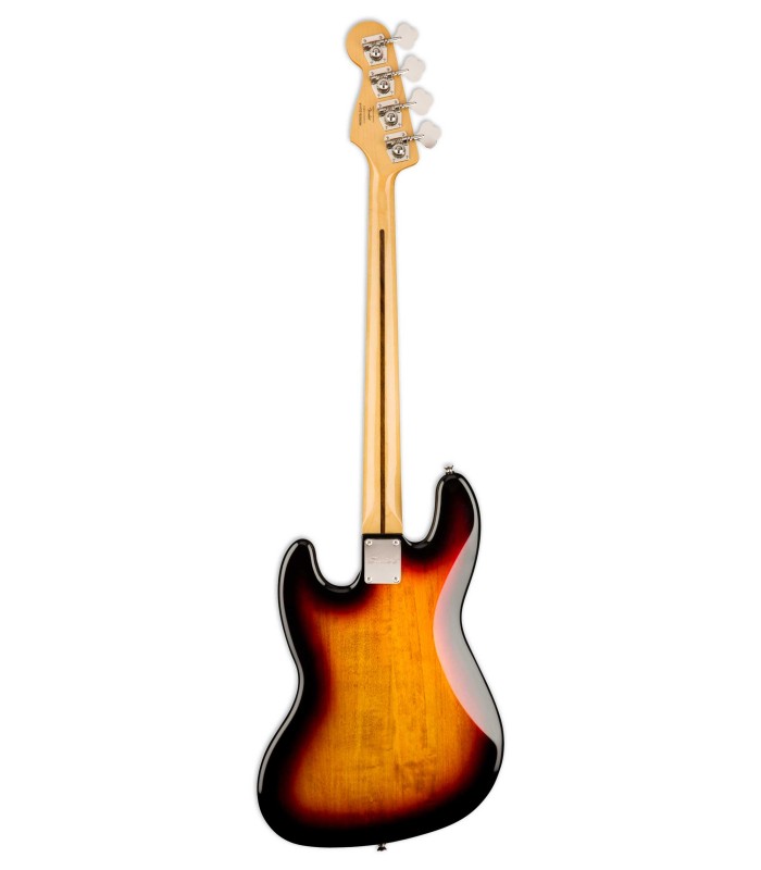 Espalda de la guitarra bajo Fender Squier modelo Classic Vibe 60S Jazz Bass Fretless IL 3TS