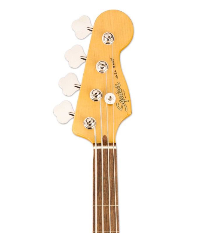Cabeza de la guitarra bajo Fender Squier modelo Classic Vibe 60S Jazz Bass Fretless IL 3TS