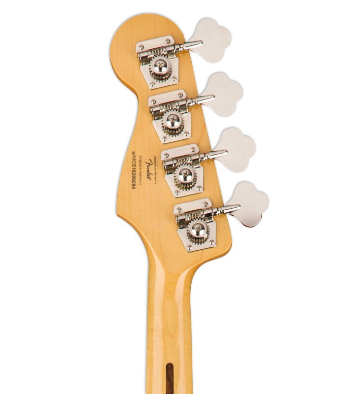 Carrilhão da guitarra baixo Fender Squier modelo Classic Vibe 60S Jazz Bass Fretless IL 3TS