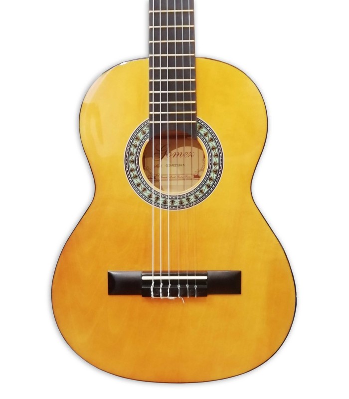 Tapa en tilo de la guitarra clásica Gomez modelo 036 3/4 natural