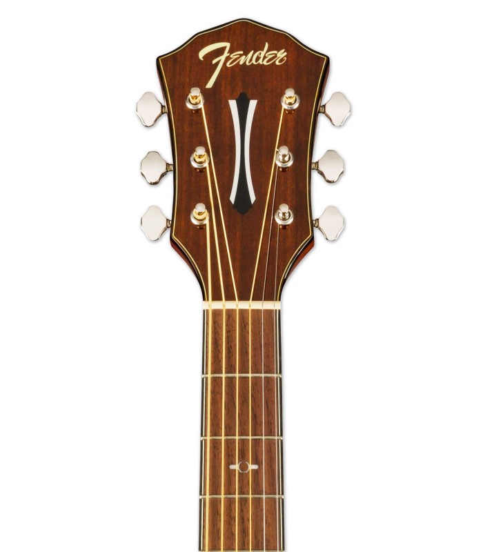 Head of the electroacoustic guitar Fender model FA 345CE Auditorium Ovangkol Exotic