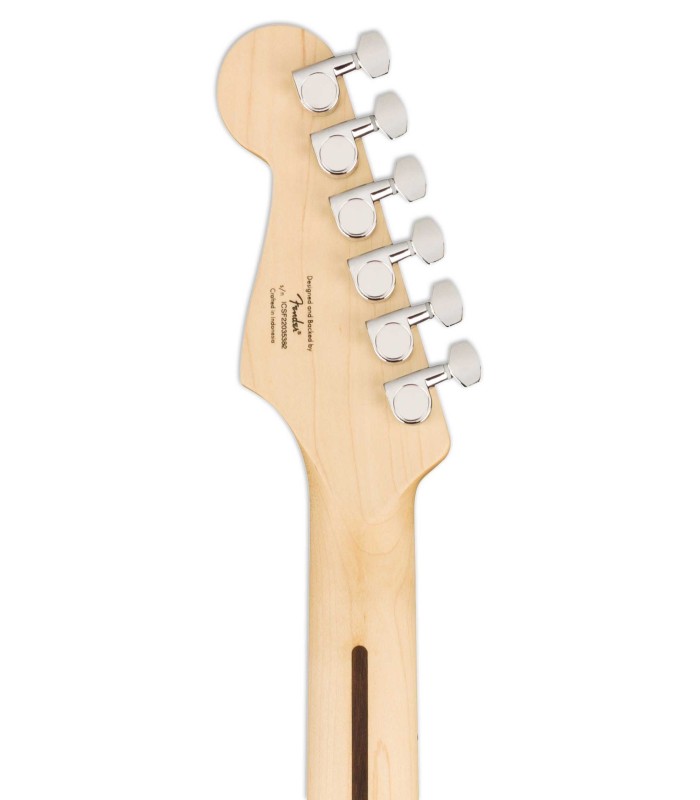 Clavijero de la guitarra eléctrica Fender modelo Squier Sonic Strat MN BK