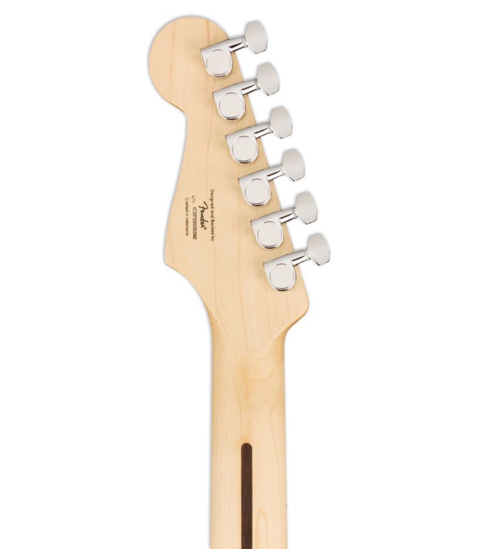 Carrilhões da guitarra elétrica Fender modelo Squier Sonic Strat MN BK