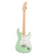 Guitarra eléctrica Fender modelo Squier Sonic Strat MN SFG en color surf green