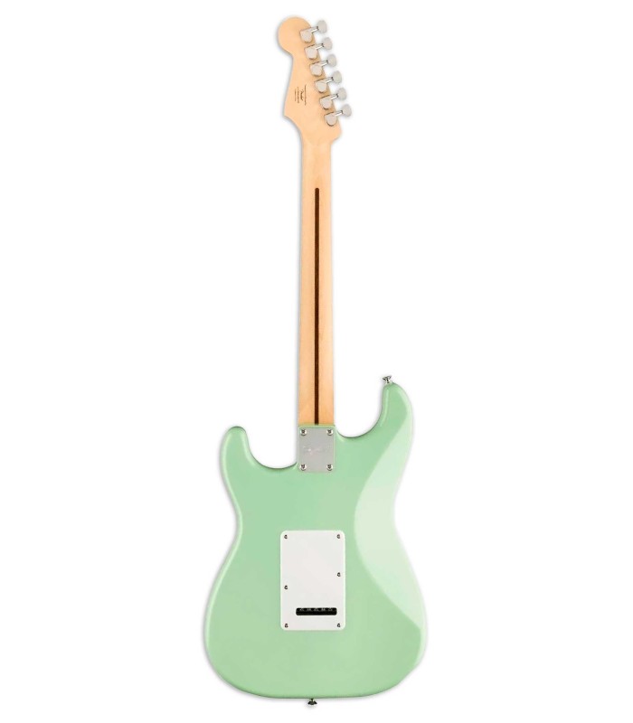 Espalda de la guitarra eléctrica Fender modelo Squier Sonic Strat MN SFG