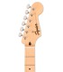 Cabeça, braço e escala em maple (bordo) da guitarra elétrica Fender modelo Squier Sonic Strat MN SFG