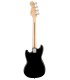 Espalda de la guitarra bajo Fender modelo Squier Bronco Bass Short Scale LRL Black