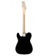 Back of the electric guitar Fender model Squier Sonic Tele MN BK
