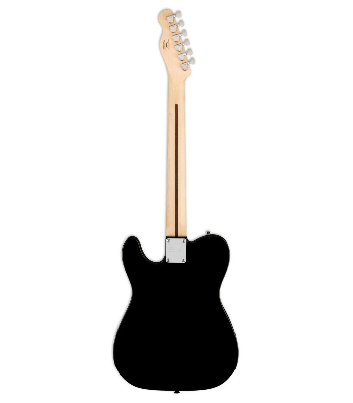 Costas da guitarra elétrica Fender modelo Squier Sonic Tele MN BK
