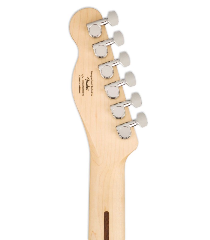 Machine head of the electric guitar Fender model Squier Sonic Tele MN BK