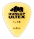 Púa Dunlop modelo 421R 114 Ultex Standard con espesura de 1.14mm