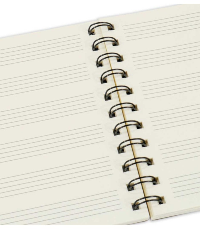 Hojas del cuaderno pautado Agifty modelo N 1030 6 Partituras Bajo