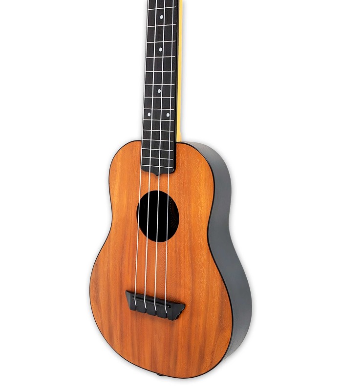 Tampo em acácia del ukulele concerto Flight modelo TUC 55 Travel